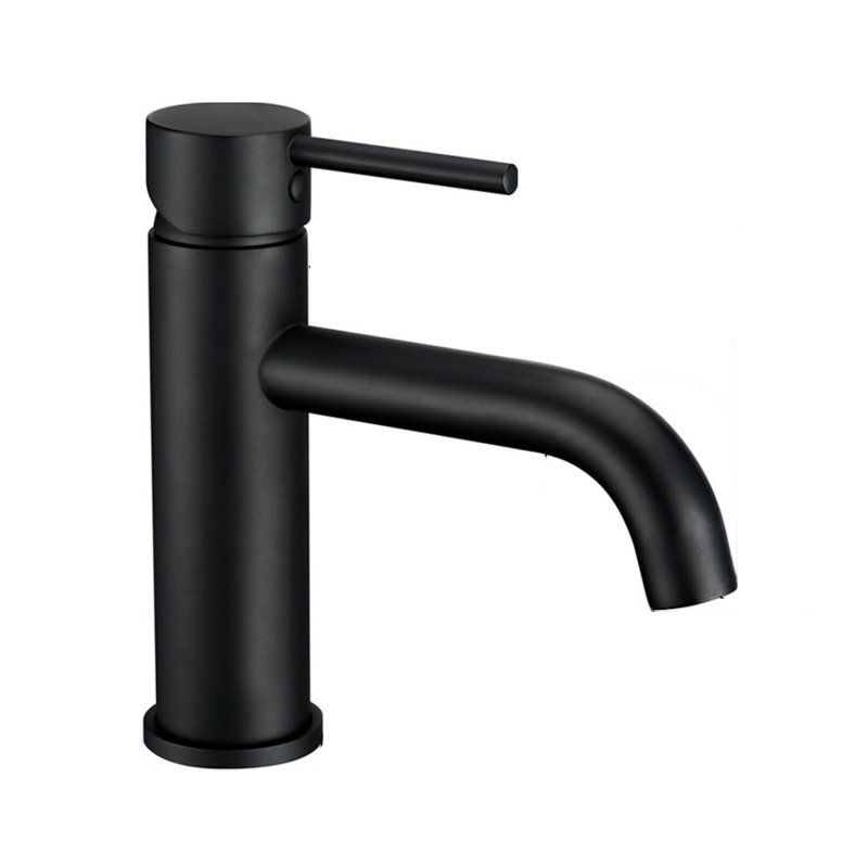 Single-Hole Single-handle Bathroom Faucet, Matte Black
