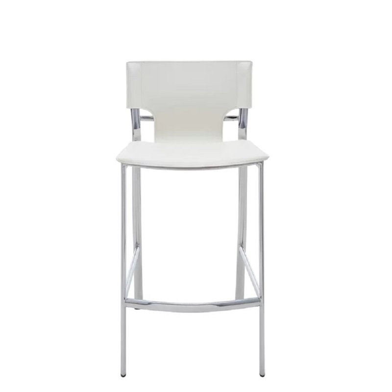 Tabouret de comptoir 25 po Chapeau, Blanc