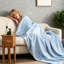 Couverture douce en molleton réversible toutes saisons, 270 g / m²-119037699-121508820