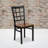 Prompton Window Back Metal Restaurant Chair-646773818