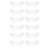 20.5'' H x 24'' W White Plastic Fencing with 36 Panel(s) Included