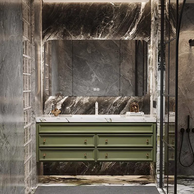 French style simple bathroom cabinet.
