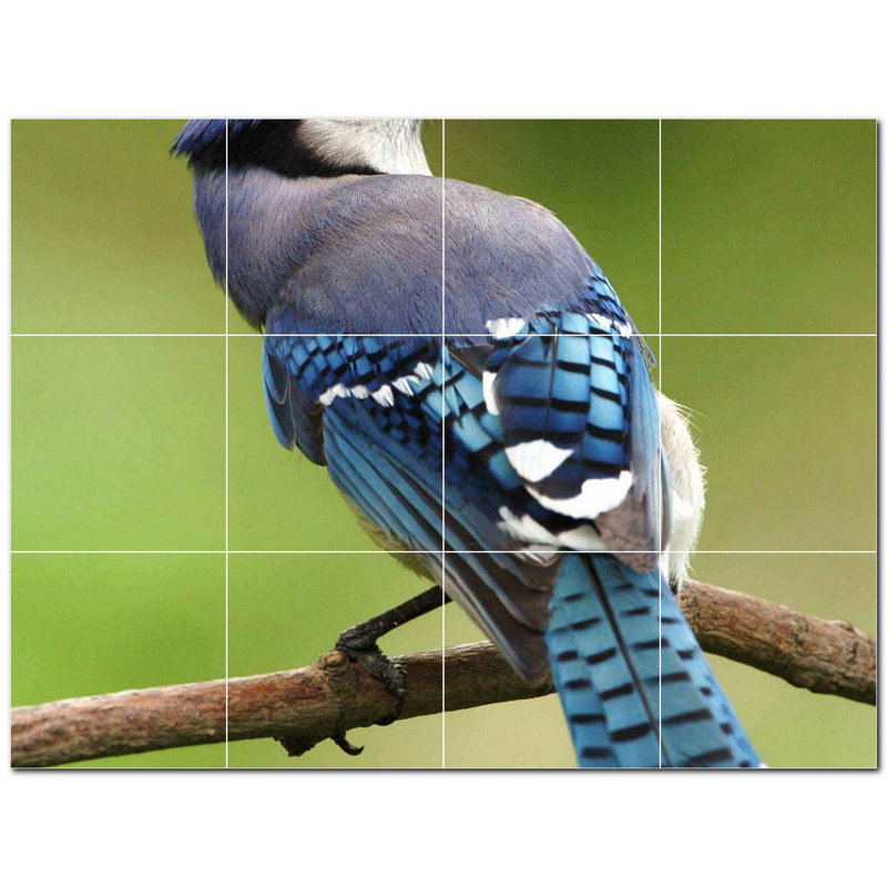 Murale décorative en céramique 4,25 po x 4,25 po