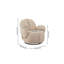 Upholstered Swivel Accent Chair-395453399