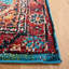 Tapis oriental bleu / noir / rouge Emeram-1658600744