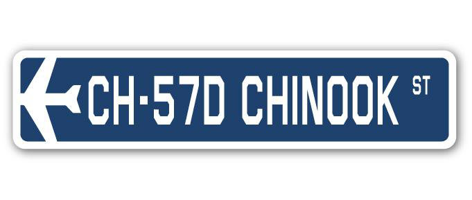 Plaque de rue Ballance CH-57D Chinook Air Force, H 4 po x l 18 po x P 1 po