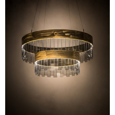 Lustre géométrique à DEL de fantaisie