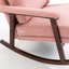 Fauteuil d'appoint rond en velours côtelé 360 ° avec 5 coussins décoratifs et support de téléphone réglable