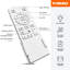 52 po Ventilateur de plafond intérieur blanc avec lumière DEL intégrée, télécommande incluse