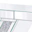 Console en miroir à losanges concassés en forme de X