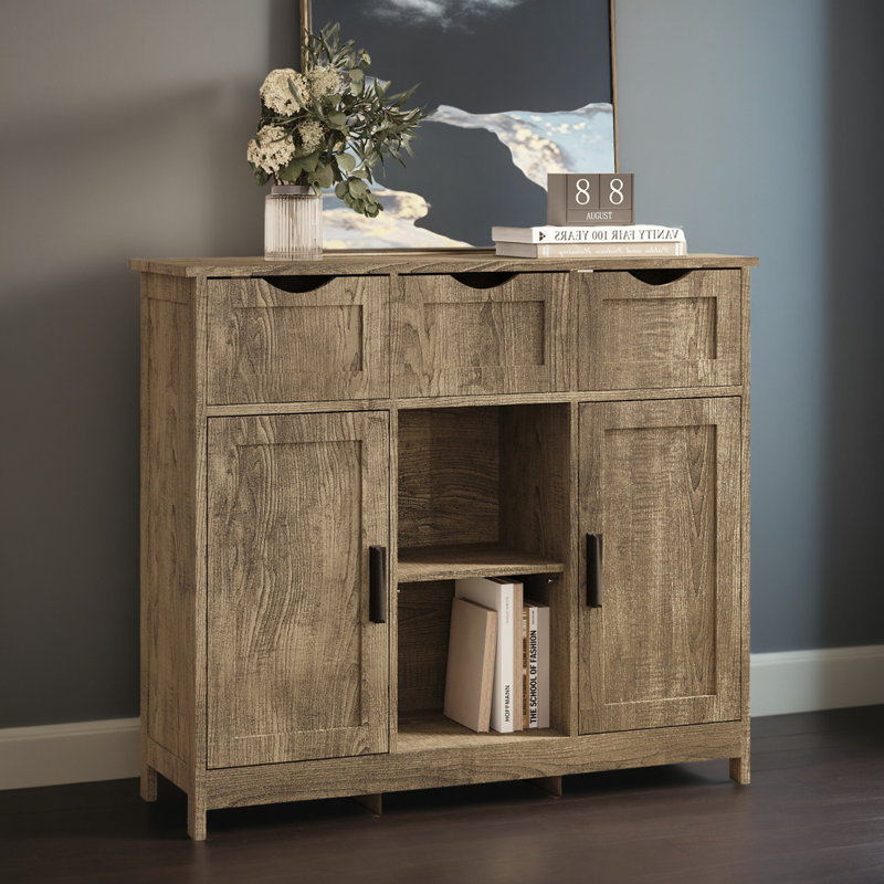 Armandino 35.43'' Console Table, Gray