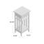 Table de bout Manatuto