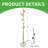Gold Branch 5-light Globe Floor Lamp
