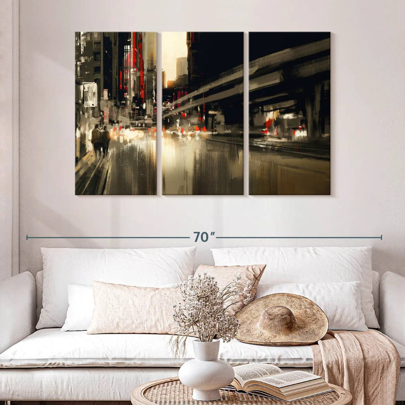  «City Abstract, H 32 po x l 50 po