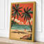 Tropical Paradise Awaits Retro - Wrapped Canvas-1589413017-1589413018