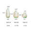 Vase de table en verre vert-368303149