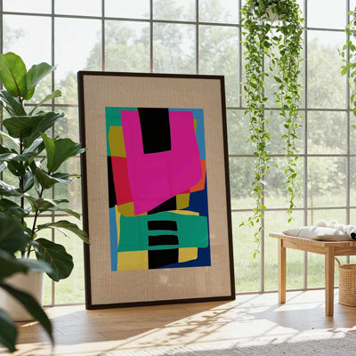 Stunning Decorative Framed Canvas Painting, 21.3 x 29.1 inches | 100% Canvas with 1.4-inch Thickness | Ready to Hang with Wall Mount Included | Perfect for Living Room, Bedroom, and Office Décor, Vibrant Artwork