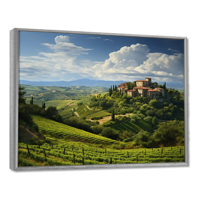 Italie, tranquillité toscane, Italie, art mural
