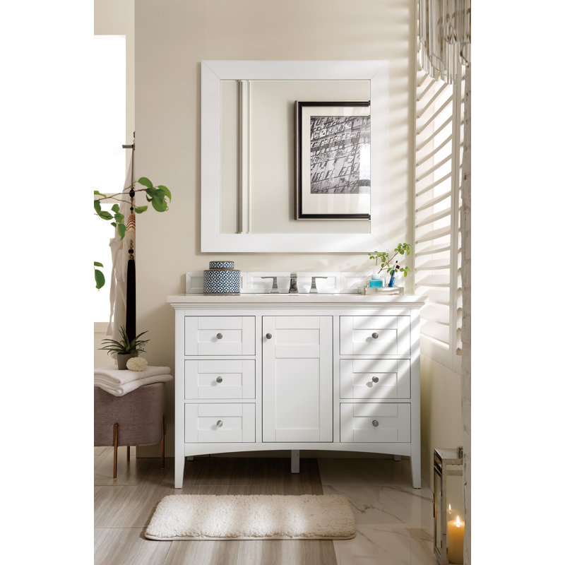 Palisades 47'' W Single Vanity, Eternal Jasmine Pearl