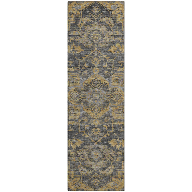 Premium Machine Washable Prisco Gray Rug