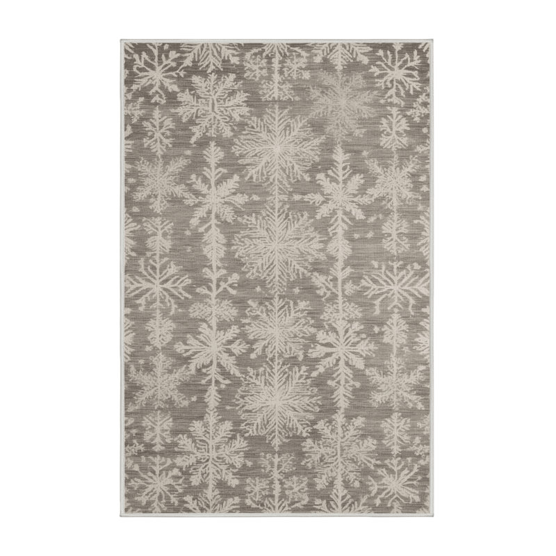 Machine Washable Nature Beige Area Rug, Rectangle 2' x 3'