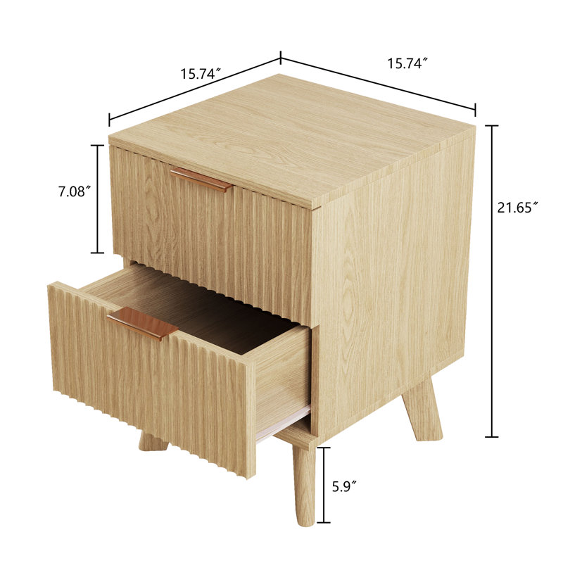 Lachman Nightstands, Natural