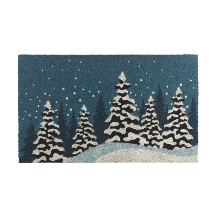 Regal Art & Gift Doormat Coir - Winter Trees | Wayfair