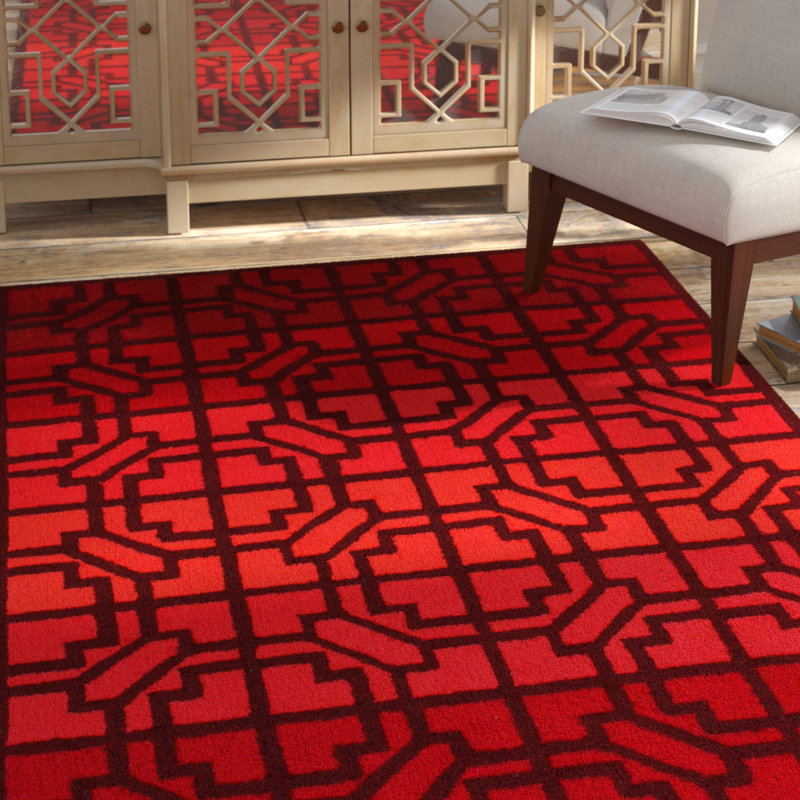 Tapis rouge Wilbur, Rectangle 7 pi 6 po x 9 pi 6 po