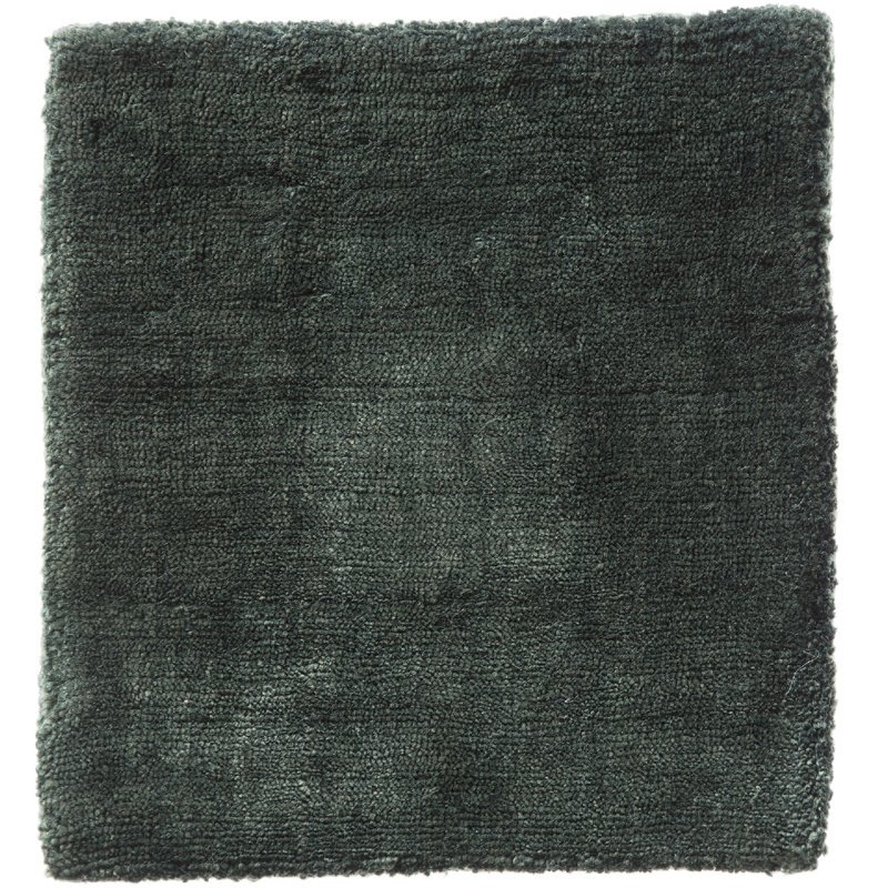 Tapis moderne en soie tissé à la main, Rectangle 9 pi x 10 pi