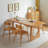 Cherry Rectangular Solid wood Butterfly Leaf  Dining Table-609049399