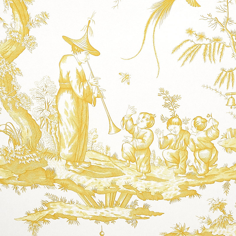 Papier peint Shengyou Toile, Jaune