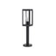 Dark Grey Metal Bollard Light