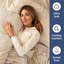 Ensemble de draps en bambou, draps rafraîchissants et respirants, literie de luxe doux pour hôtel, ajustement profond-103254554-103254556