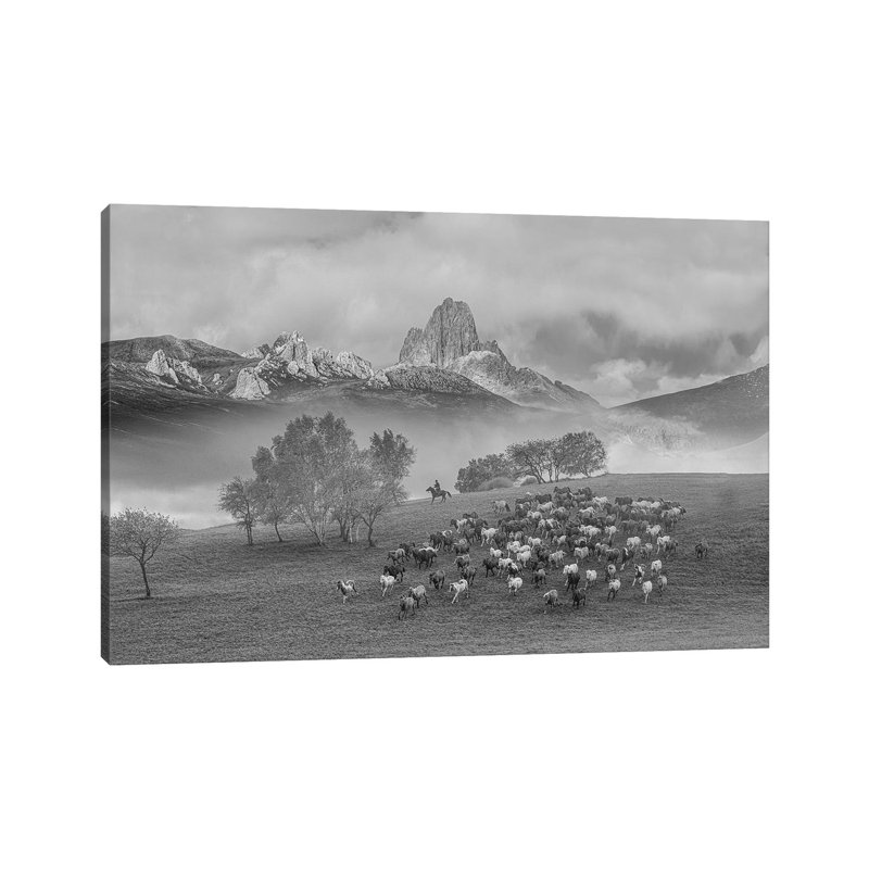 Mercedes Benz In Tianshan by Simoon - Wrapped Canvas Print, 101.6 cm H x 66.04 cm W x 3.175 cm D