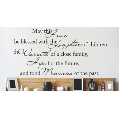 Text & Numbers Non-Wall Damaging Wall Decal