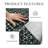 Moroccan Indoor Rugs For Entryway,2X3 Area Rug Non-Slip Backing Washable Inside Door Mats,Black