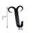 Wrought Iron Scroll Wall Mounted Robe Hook