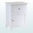 Emerson Accent Table with Removable Handle in White, 24.78'' H X 18.39'' W X 14.73'' D-1130338844