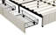 Andros Upholstered Double (4'6) Bed Frame-639011366