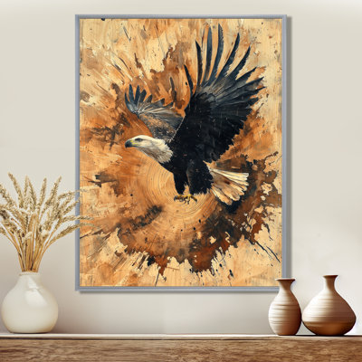 Knauer Eagle Head On A Wood Slide II - Eagle Wall Art