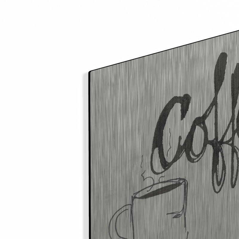 Luxe Coffee Art «Coffee Sayings V» par Chris Paschk «Coffee Sayings V» par Chris Paschke, H 12 po x l 12 po