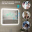 HOMCOM Backlit Illuminated Bathroom Mirror LED-741850522-741850521