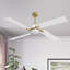 Ventilateur de plafond à 4 pales avec lumière DEL et télécommande Kyliegh-511506479-528982588-528982591