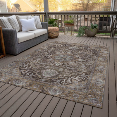 Tapis intérieur / extérieur lavable à la machine Arline ACN2165 Global