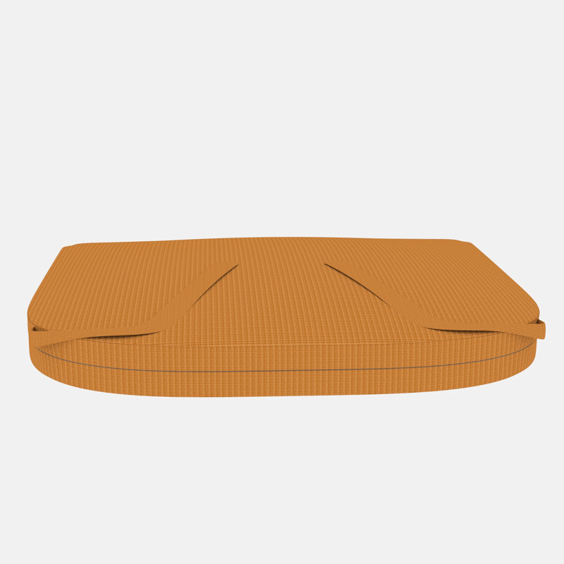 Indoor/Outdoor Dining Chair Seat Cushion, Cosette Adobe