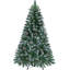 Arbre de Noël artificiel givré décoré de pommes de pin-1165044875-1159597731