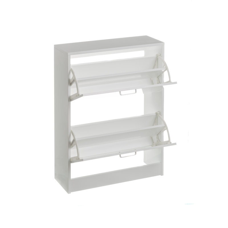 12 Pair Flip Down Shoe Storage