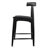 Borisav Counter Height Stool – Farmhouse Open Back with Padded Cushion, Wood Kitchen Chair-149617310-170397105