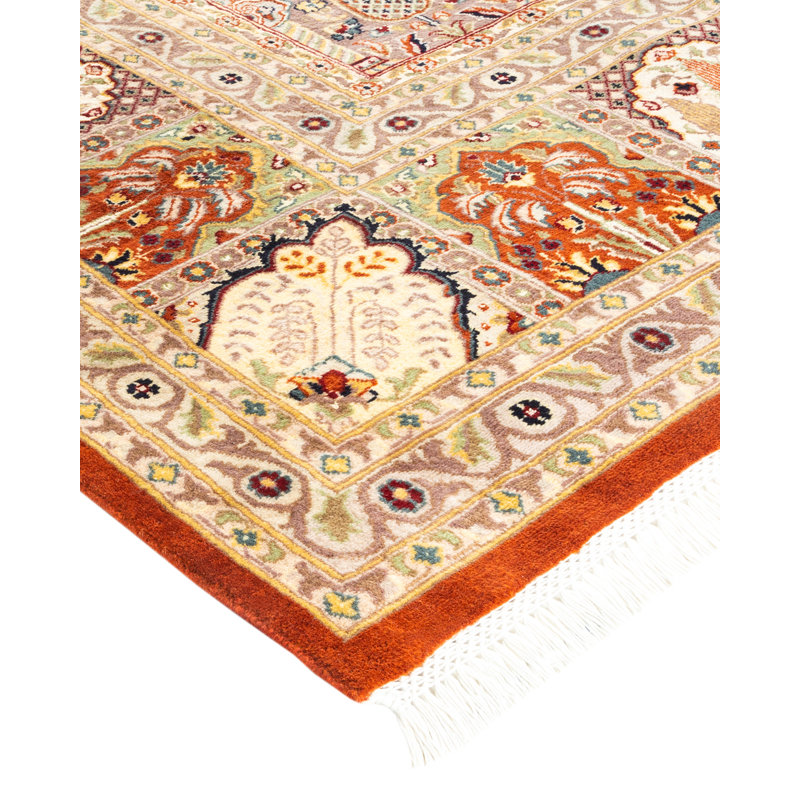 Classic One-of-a-Kind 9' 0" X 12' 4" Hand Knotted Area Rug