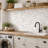 10 Pack Beige White Peel and Stick Backsplash Tiles